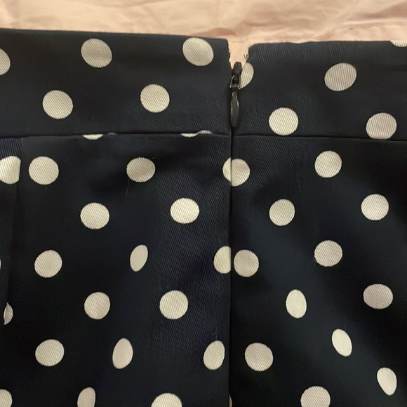 J crew 00 polka dot pencil skirt - Picture 3 of 6